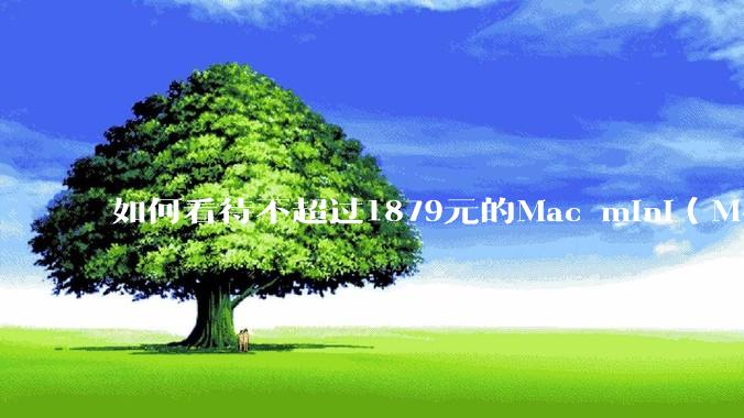 如何看待不超过1879元的Mac mini（M4+16/256GB+票），易用性吊打同级其他台式电脑？